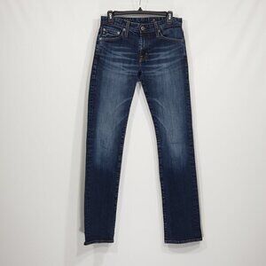 AG Adriano Goldschmied The Graduate Jeans Tailored Leg Dark Wash  Men's 28 X 32
